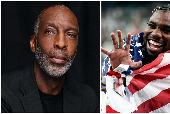 Michael Johnson and Noah Lyles.