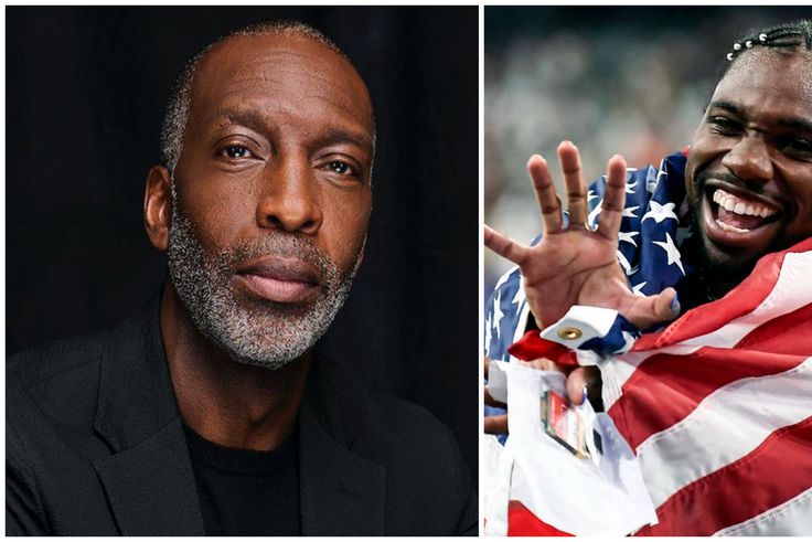 Michael Johnson and Noah Lyles.