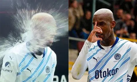 WATCH: Unknown fan stones Mourinho's player as he celebrates scoring first league goal for the club