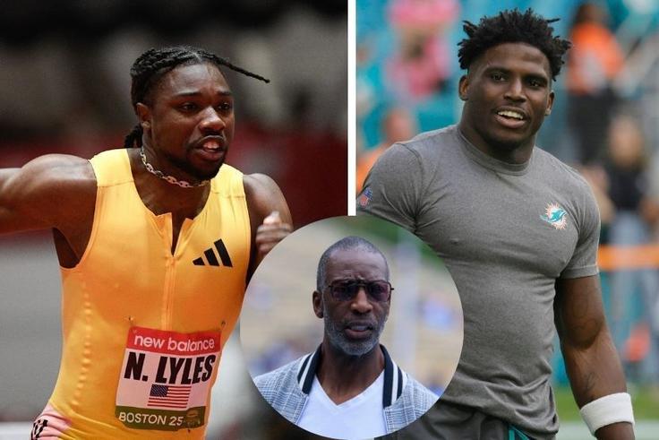 Noah Lyles vs Tyreek Hill
