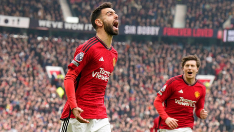 Bruno Fernandes sets all-time Manchester United record in victory over Everton