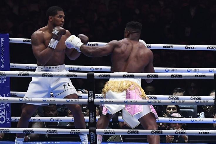 Anthony Joshua's message to Francis Ngannou after losing second professional bout