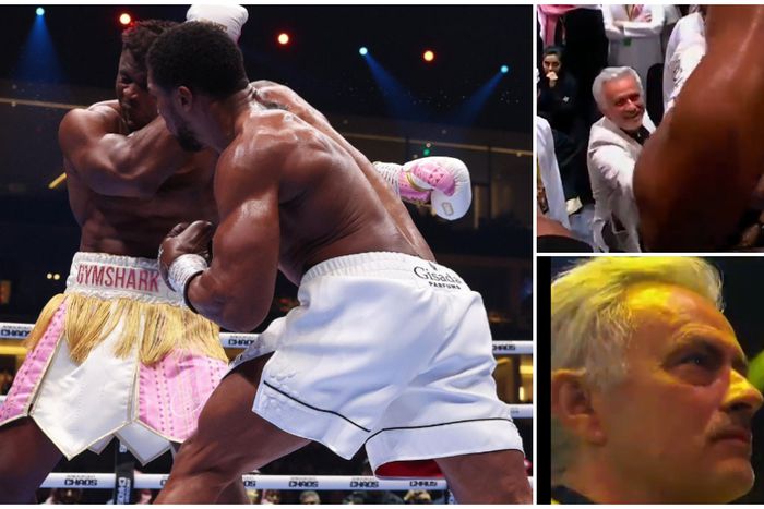 Jose Mourinho and Anthony Joshua's bromance after his win against Francis Ngannou.