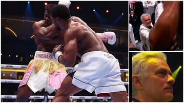 Ex-Man United boss Mourinho and Anthony Joshua's bromance after brutal Ngannou knockout