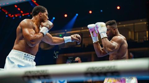 Anthony Joshua brutally knocks out Francis Ngannou in second round