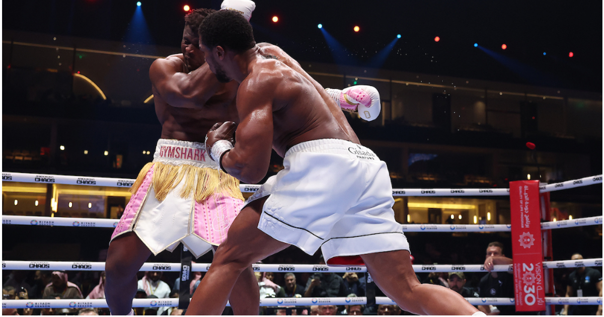Don't leave boxing - Anthony Joshua advises Francis Ngannou after ...