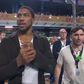 After knocking out Francis Ngannou, Anthony Joshua was treated like a king as he arrived at the Formula One event in Saudi Arabia.