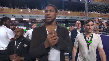 Anthony Joshua shines at Formula One Saudi Arabia after knocking out Francis Ngannou