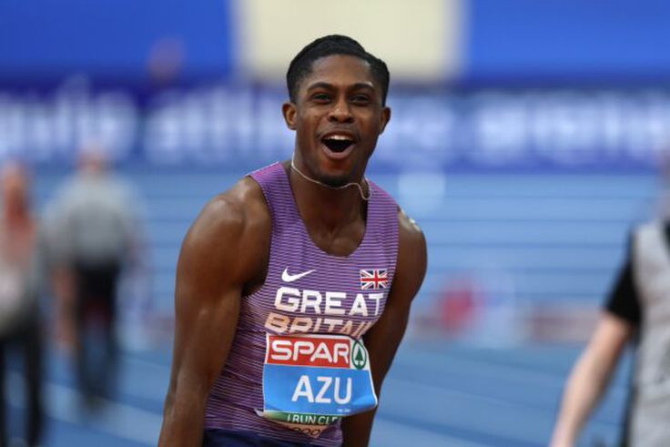 British-Ghanaian Jeremiah Azu storms to 60m gold at European Indoor Championships