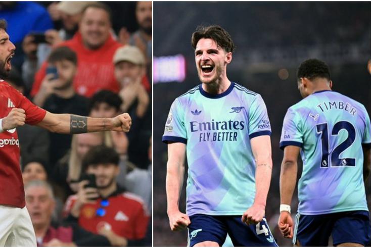 Bruno stunner, Rice equaliser, Raya brilliance! Man Utd, Arsenal share points in Old Trafford thriller