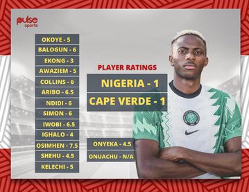 The Pulse Sports Super Eagles Player Ratings system