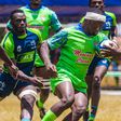 A past match between Menengai Oilers and KCB RFC.