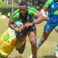 A KCB rugby player in action
