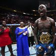 The Nigerian flag was on display as Israel Adesanya reclaimed the UFC Middleweight title from Alex Pereira