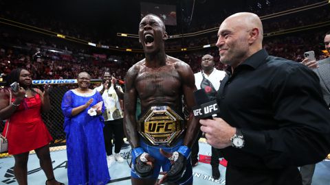 Israel Adesanya preaches Happiness on Easter Sunday