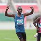 Vincent Kimaiyo after winning the 5000m race at the AK trials for the Africa U18/20 Championships