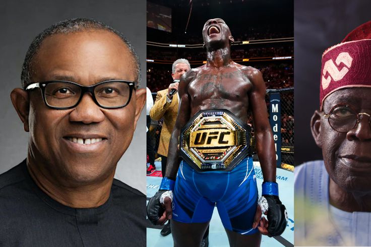 Adesanya: Peter Obi, Tinubu and Atiku congratulate the last style bender on victory against Alex Pereira