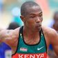 Amos Kipkemoi in action during the AK trials for the Africa Junior Championships