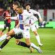 Mbappe in action for PSG