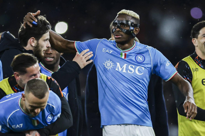 Serie a football match SSC Napoli vs AC Juventus Sec napoli celebrate victory match during the Serie A football match between SSC Napoli vs Juventus || Image credit: Imago