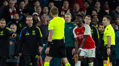Arsenal legend agrees Saka dived in penalty incident against Bayern Munich