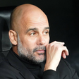 Manchester City FC s coach Pep Guardiola during Champions League 2023/2024,Quarter-finals, 1st leg match.  || Image credit: Imago