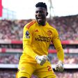 Andre Onana pumped up after a big save || iMAGE CREDIT: iMAGO