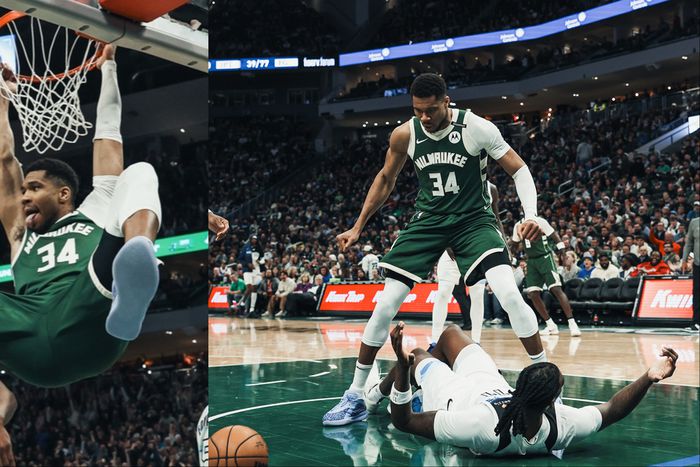 In a massive clash, Nigerian Freak Giannis Antetokounmpo was the hero for the Bucks in the win against the Timberwolves.