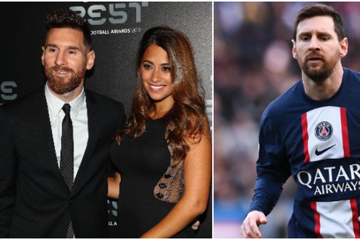 Messi and wife |Pulsesports.ng