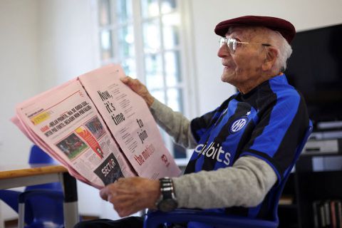 100-year-old Inter Milan fan eagerly awaits Champions League semi-final