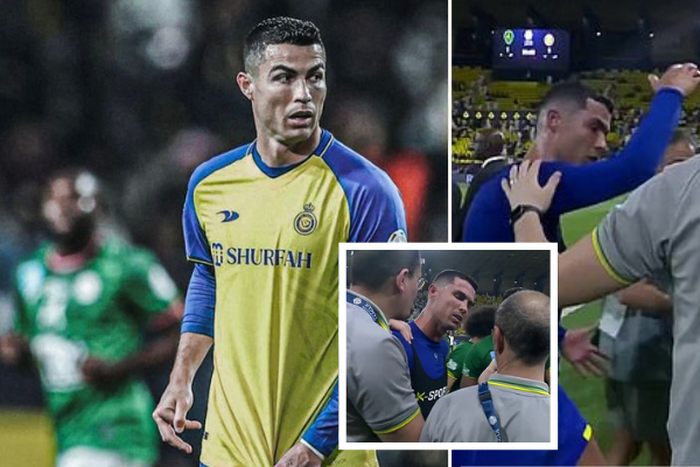 Cristiano Ronaldo Al Khaleej selfie