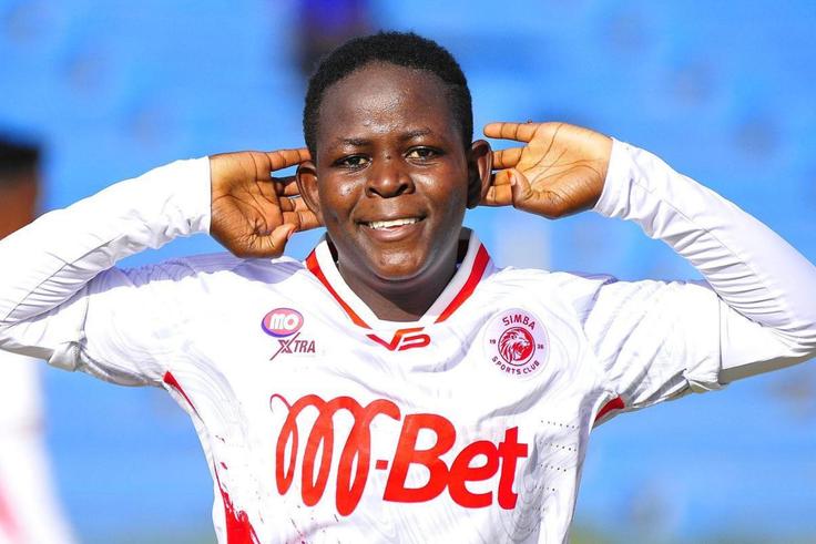 Red hot Kenyan forward Jentrix Shikangwa scores again for Simba Queens