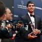 Carlos Alcaraz star-struck seeing Messi at Laureus Sports Award