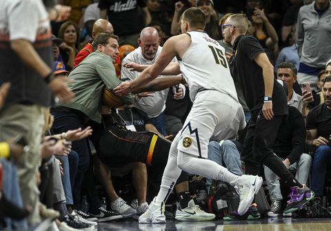 Nikola Jokic fined, avoids suspension for shoving Suns owner