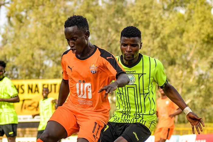 Andrew Kisilu in action