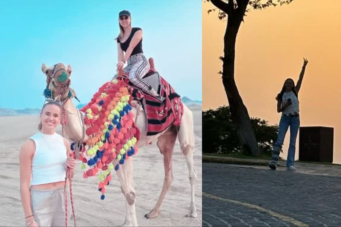 Injured Super Falcons of Nigeria star Ashleigh Plumptre turns 26 with camel ride.