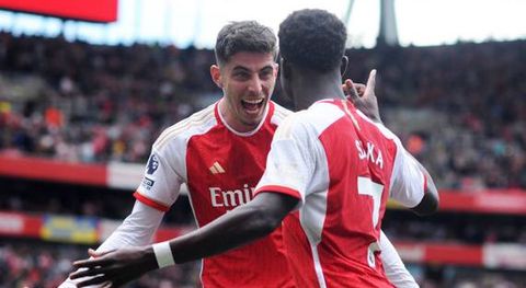 Kai Havertz matches Van Persie’s record as Arsenal survive Southampton scare at the Emirates