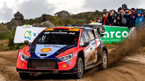 Sordo returns with a bang in Portugal, leading Hyundai 1-2-3 in shakedown