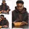 Bukayo Saka enjoys jollof rice at snack wars.
