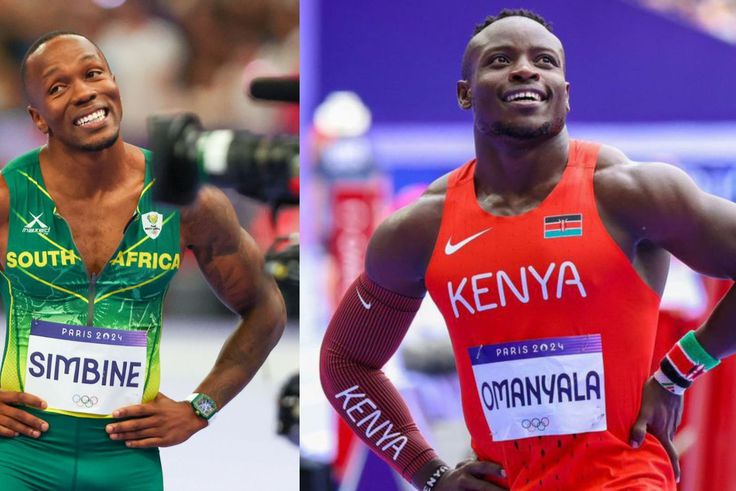 Akani Simbine and Ferdinand Omanyala.