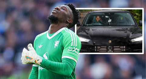Andre Onana: Police reportedly seize Man U goalkeeper's ₦760MILLION Lamborghini for lack of insurance