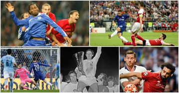 5 times English clubs have faced off in European finals