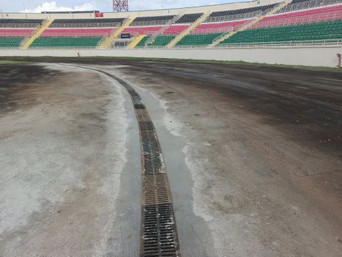 [PHOTOS] Updated Progress Over Insalation of Tartan Track at Nyayo Stadium Ahead of Kip Keino Classic, CHAN 2024