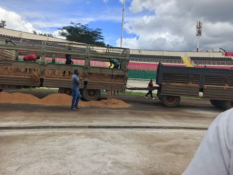 [PHOTOS] Updated Progress Over Insalation of Tartan Track at Nyayo Stadium Ahead of Kip Keino Classic, CHAN 2024