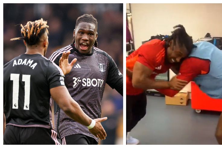 Iwobi referees wrestling fight between Fulham stars