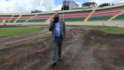 Updated Progress Over Insalation of Tartan Track at Nyayo Stadium Ahead of Kip Keino Classic, CHAN 2024