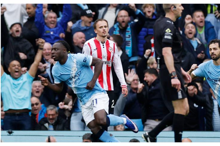 Man City vs Brentford: Doku unstoppable as Guardiola's men keep pressure on Arsenal