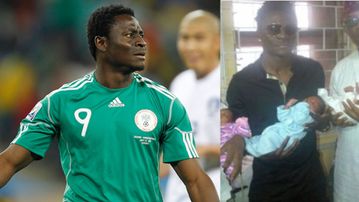 Super Eagles legend Obafemi Martins denies having triplets