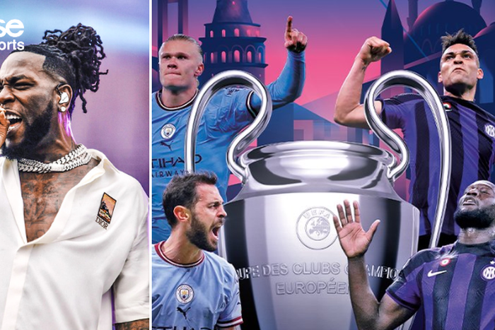 Burna Boy Champions League final