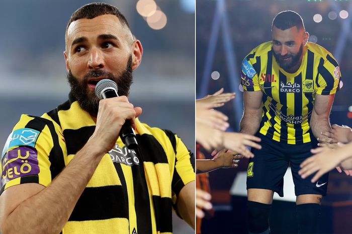 Karim Benzema's Al-Ittihad unveiling